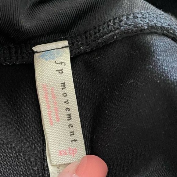 Free People Movement Black Mesh Lira Leggings - Picture 5 of 8